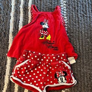 Disney Red Apparel with White Accents
